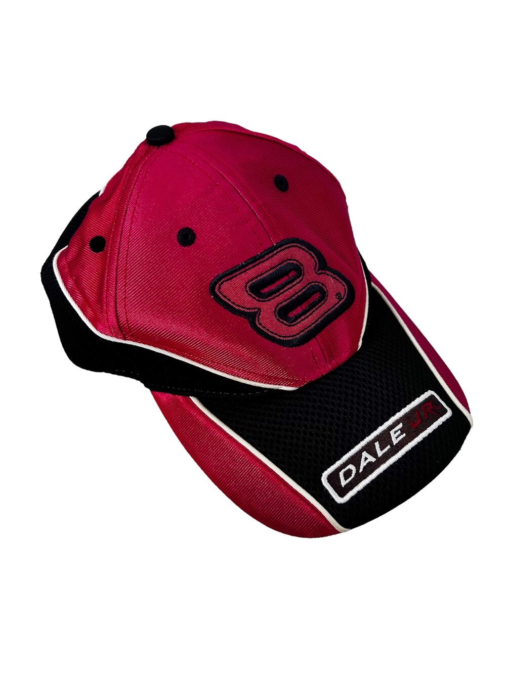 Chase Authentics Dale Jr Black Red Hat